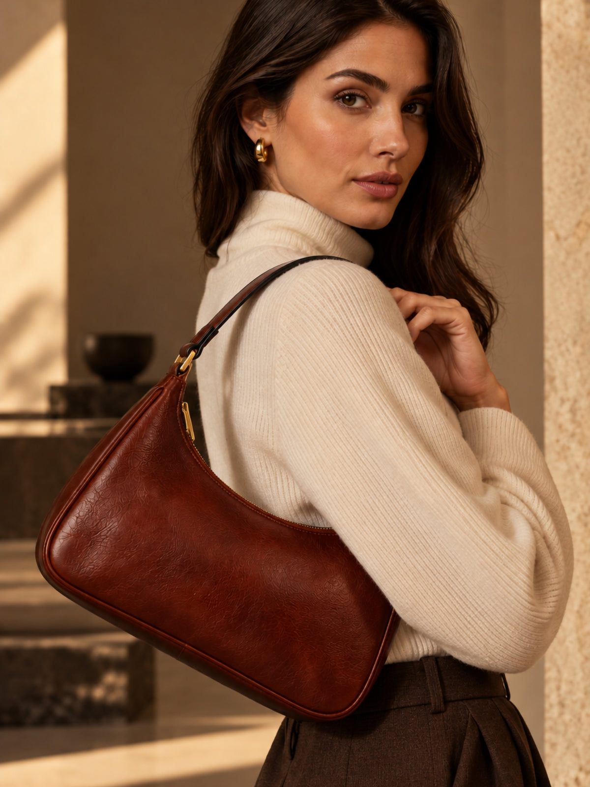 Time Resistance – Borsa Hobo The Bluest Eye Marrone